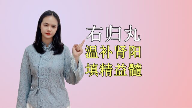 右归丸——仅10味中药配伍而成,温补肾阳,专治肾阳虚寒