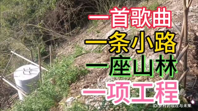 一首歌曲,一条小路,一座山林,一项电力铁塔基础工程