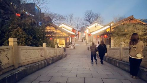 杭州拱宸桥西历史文化街区夜景