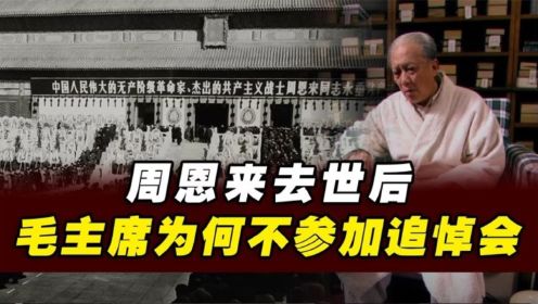 1976年周恩来总理去世，毛主席为何只送一个花圈，不参加追悼会？