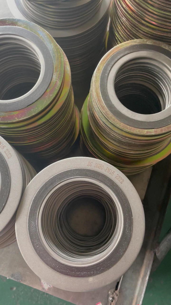 316 321不锈钢内外环金属缠绕垫 廊坊捷密密封材料有限公司