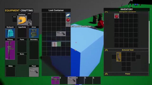 高级拼图式武器装备库存系统蓝图Unreal游戏素材 演示视频 RRCG