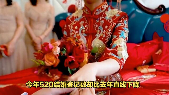 520结婚数据出炉,疫情过去了,结婚率反而大幅下降