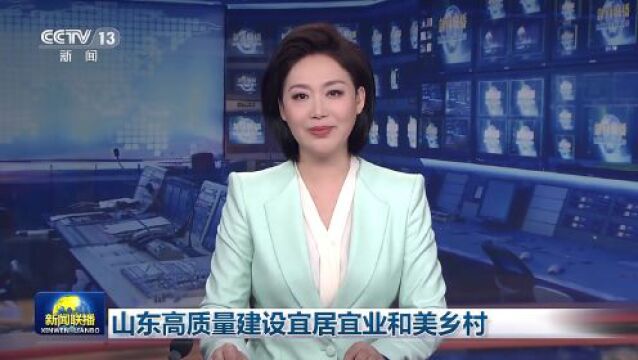 山东高质量建设宜居宜业和美乡村