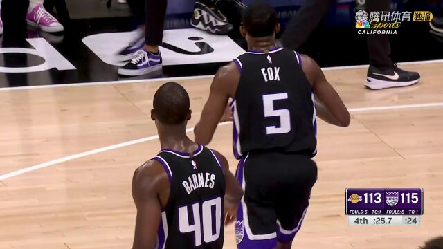 2023/24赛季NBA常规赛：湖人 VS 国王 全场回放