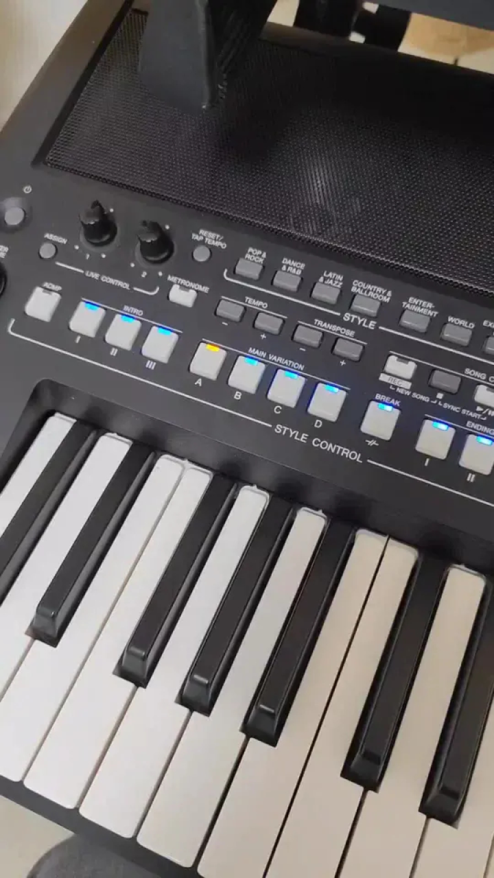 雅马哈psrsx600半小节加花设置教学#电子琴