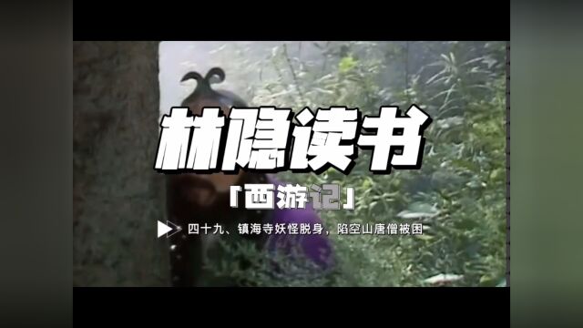 【林隐读书】闲话西游49:镇海寺妖怪脱身 陷空山唐僧被困:唐僧对于情欲的取舍