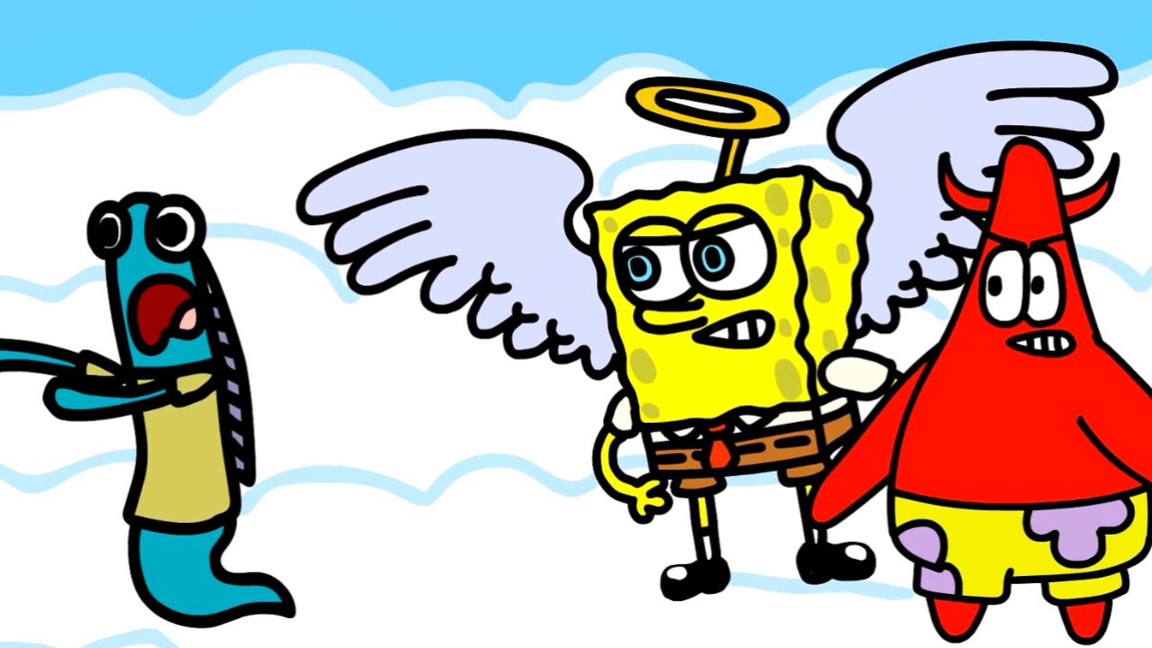 海绵宝宝同人—汉堡之神的故事!