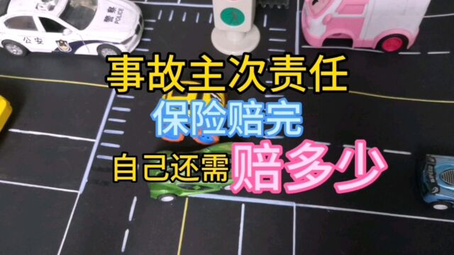 事故主次责任赔付比例