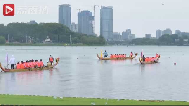 太燃了!乳腺癌患者组龙舟队在玄武湖乘风破浪