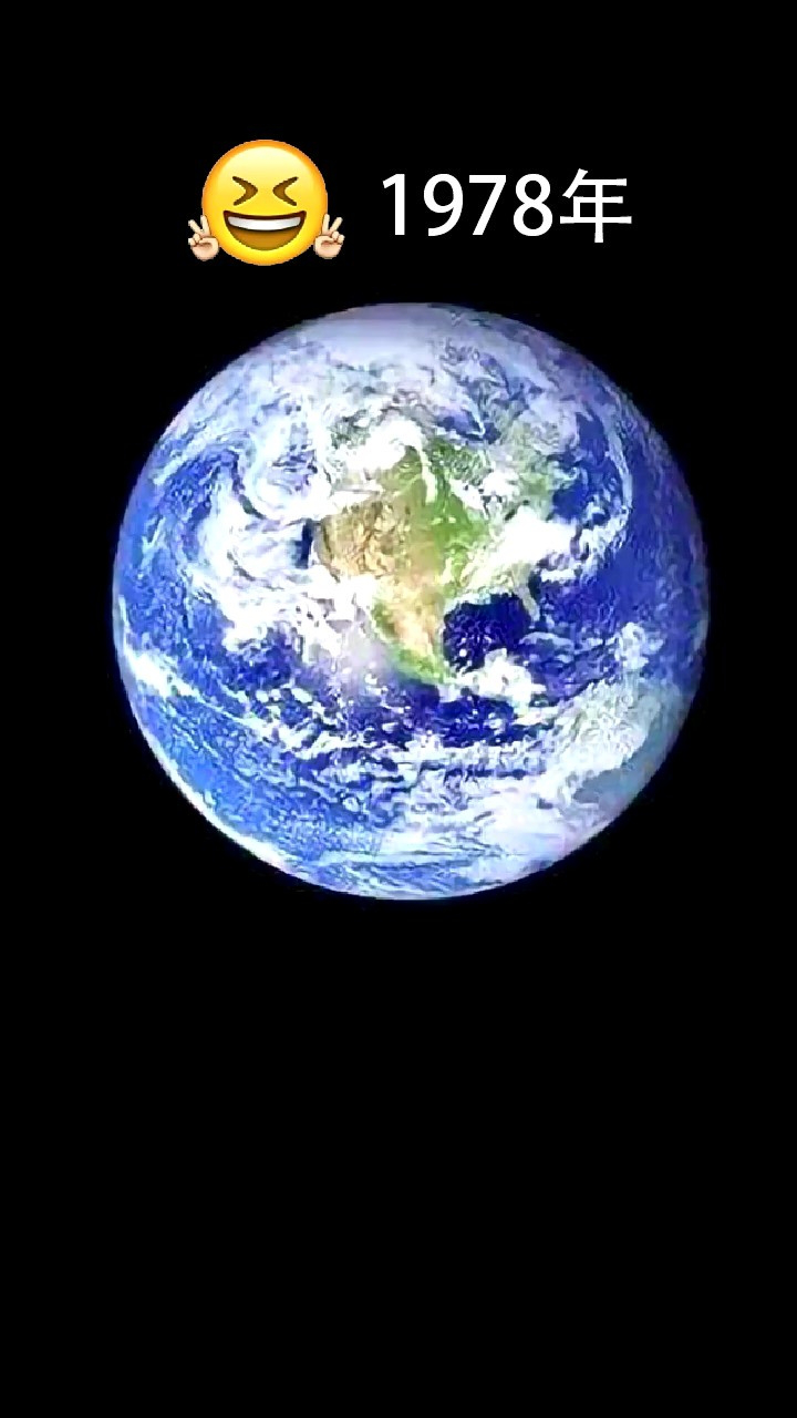 卫星真实拍摄,1978年-2020年的地球,如果再继续污染环境,预测到了2100