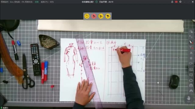 高国利制版教程合体旗袍立裁之一前片后片2