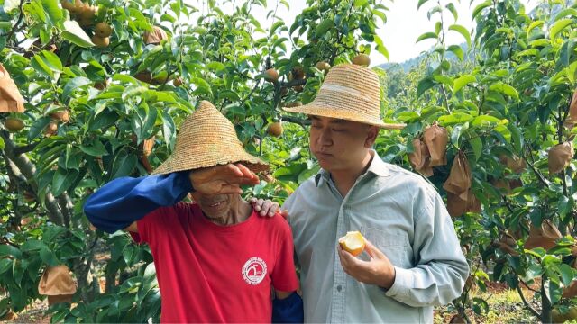 小伙助农卖梨,一天卖出3000斤,农民激动落泪