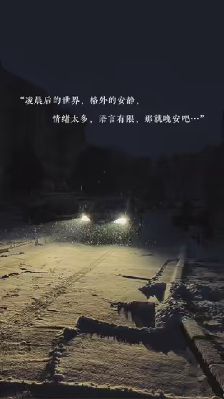 语言有限,那就晚安吧…#我的文字你的故事 #情感共鸣 #深夜的夜晚