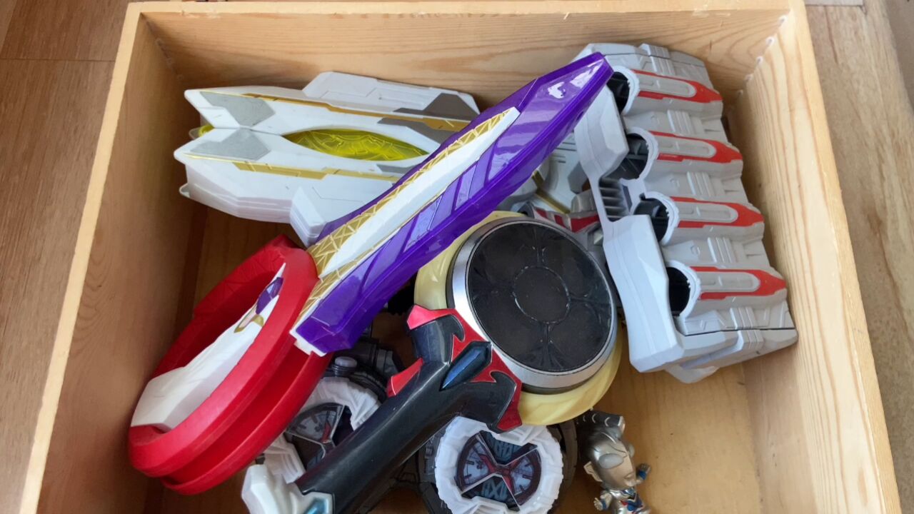 奥特曼武器变身器玩具大合集,特利迦圆环之臂 奥特曼胶囊收纳盒 欧布