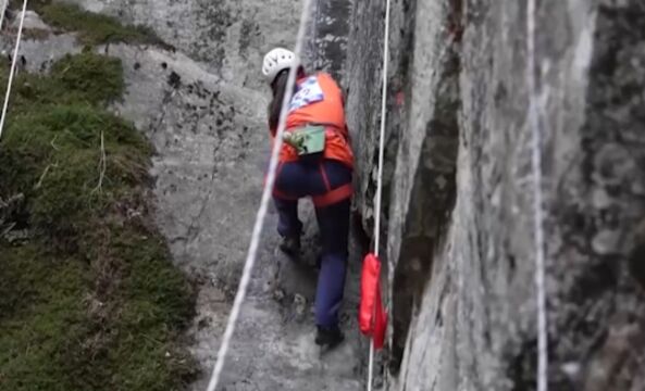 中国攀岩自然岩壁系列赛云南大理漾濞站举行