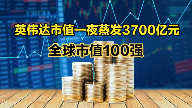 英伟达市值一夜蒸发3700亿元!最新全球市值100强,中国几个上榜?