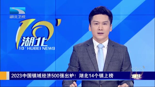 2023中国镇域经济500强出炉!湖北14个镇上榜