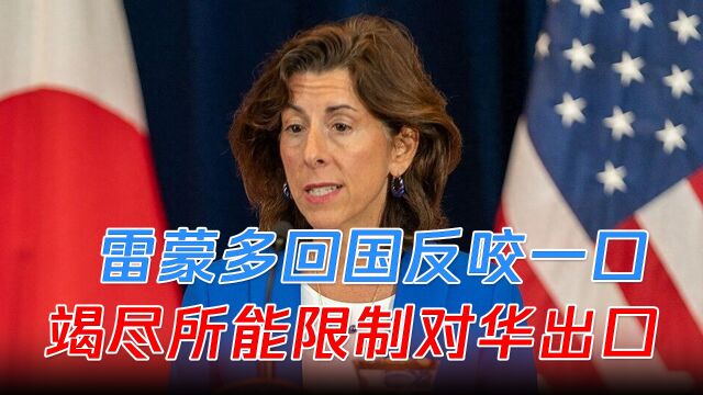 雷蒙多回国反咬一口,将“帽子”甩给美企,竭尽所能限制对华出口