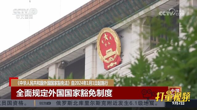 《中华人民共和国外国国家豁免法》全面规定外国国家豁免制度