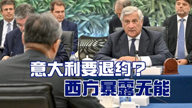 投身中国蓝图好处多,意大利对“退约”很犹豫,背后是西方的无能