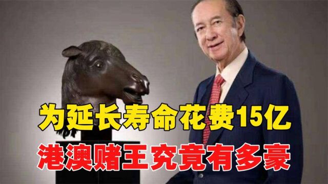 一剂续命针86万,为延长寿命花费15亿,港澳赌王究竟有多豪?