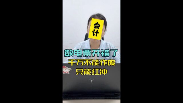 数电票不能作废只能红冲!财务如何查询发票是否被红冲?