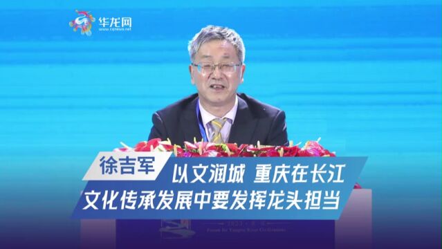 华龙会客厅|徐吉军:以文润城 重庆在长江文化传承发展中要发挥龙头担当