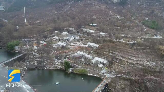 青松白雪相映成趣 天蒙山换上“冬装”化身雪中山景图