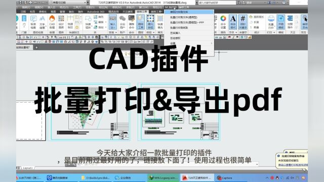 1CAD插件批量打印&批量导出pdf