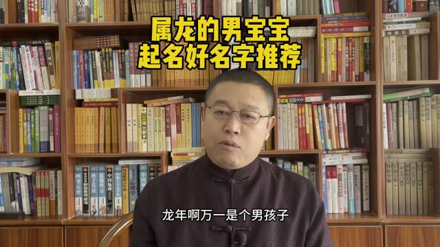 专业起名老师秦华,属龙的男宝宝起名好名字推荐