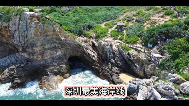 来看深圳最美海岸线杨梅坑