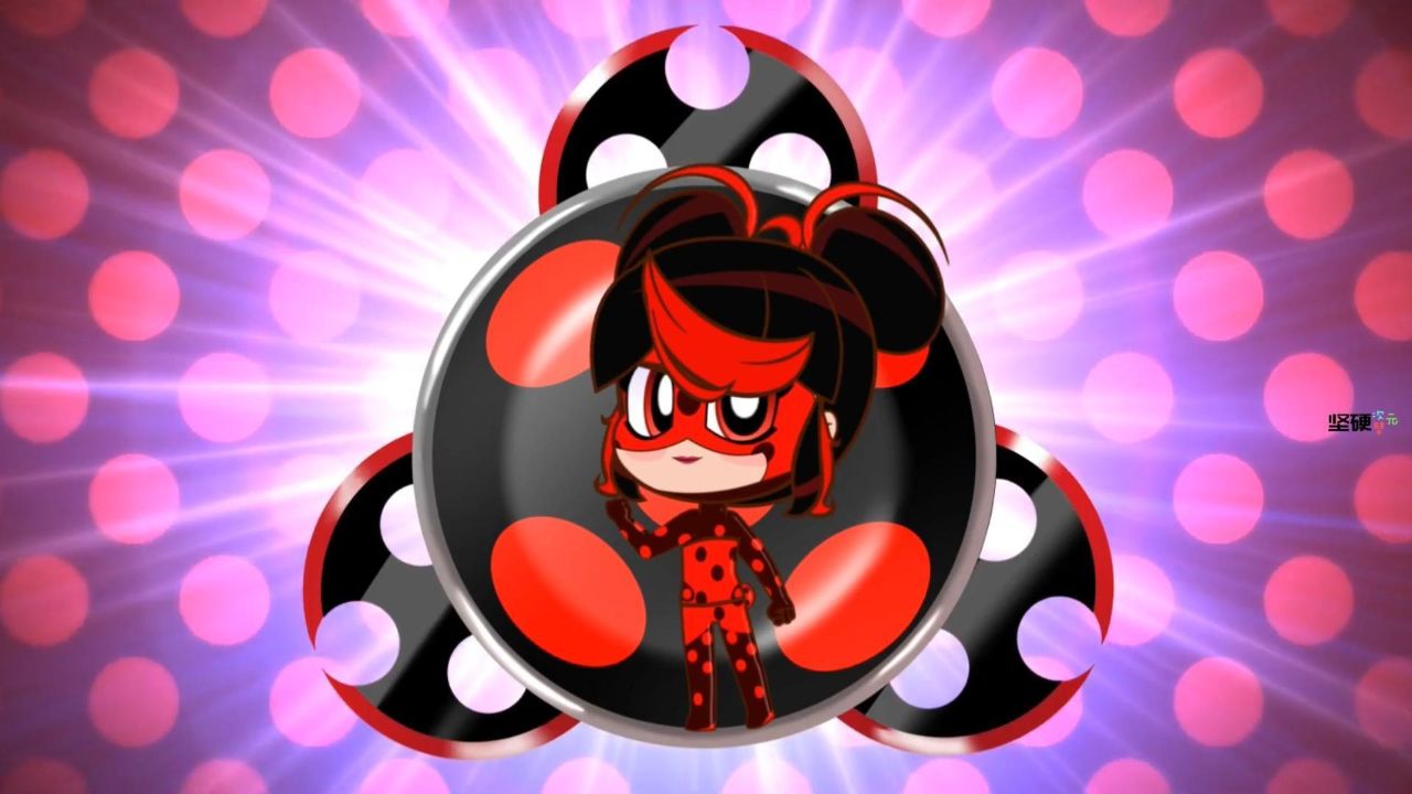 瓢虫雷迪:"q版"平行世界玛丽娜的瓢虫变身