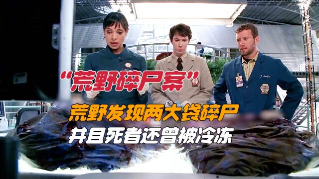 警方在郊外发现两袋尸块,尸块大小均匀,并且死者还曾被冷冻