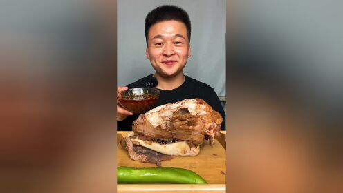 简简单单安排一个羊头#羊头美食大口吃肉美食分享_高清1080P在线观看平台_腾讯视频