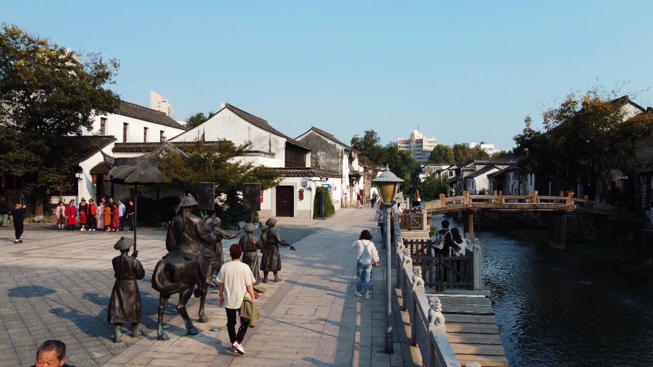 航拍湖州小西街,飞入年轻人的浪漫尘世烟火