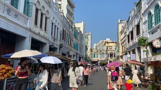 打卡海口骑楼老街,海口的地标#旅行vlog