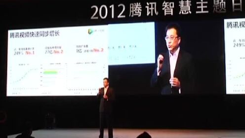 2012腾讯智慧峰会上海站腾讯OMG在线视频总经理刘春宁