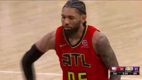 《NBA全场回放》【回放】老鹰vs湖人第3节 詹姆斯捣蛋莺歌秀恩爱
