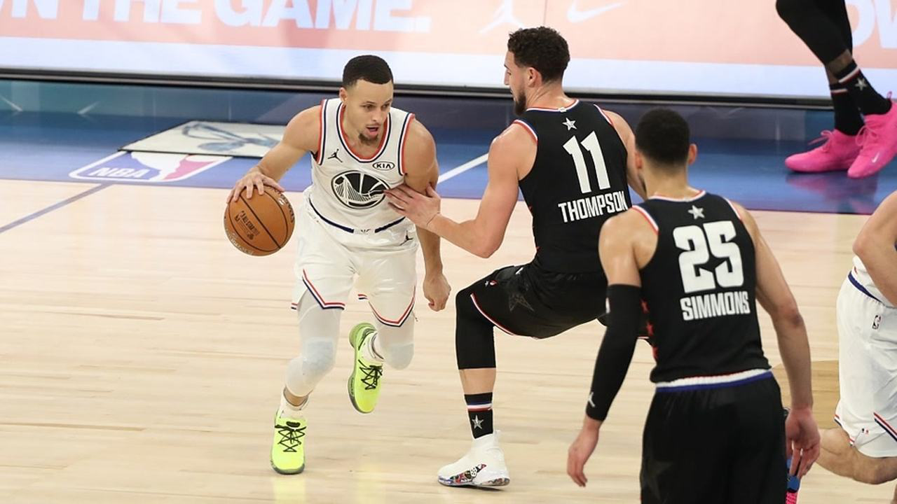 【球星】库里集锦 17 9砸地妙传绝妙背扣