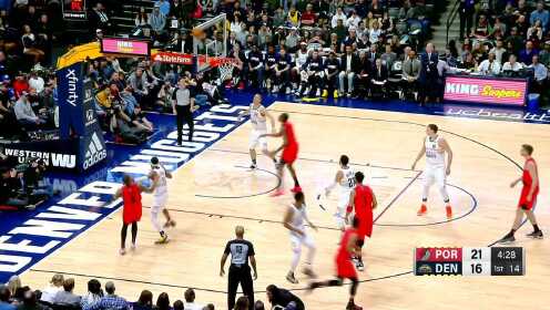 《NBA全场集锦》【原声】开拓者113-116掘金 约基奇40+10+8连续喂饼带队取胜