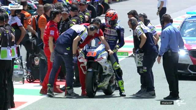 输在起跑线上了 MotoGP比赛一开始车就熄火