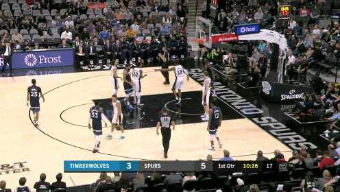 《NBA全场集锦》【得分】不会点儿投篮都不好意思当内线 阿德顶弧挡拆三分空心入筐