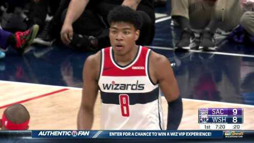 《NBA全场集锦》【得分】射程远至三分线 八村垒三分线外手起刀落
