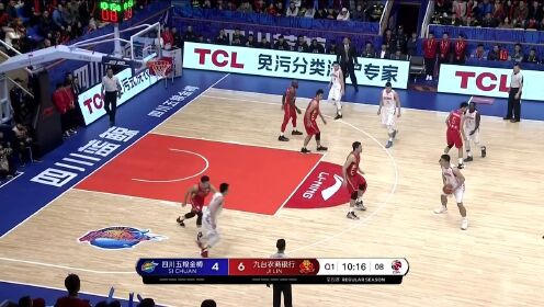 《CBA全场集锦》【得分】福特森1打3人缝中上篮 钟诚快攻转换快如风