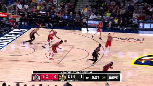 《NBA全场集锦》蜘蛛人英格拉姆当球队大脑 神射手雷迪克漂移中投