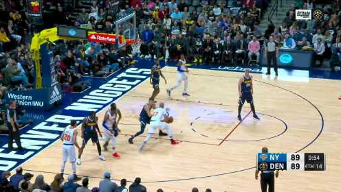 《NBA全场集锦》【原声】尼克斯105-111掘金 约基奇25+10+5关键上篮锁定胜局