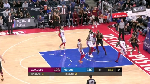 《NBA全场集锦》【原声】骑士115-112活塞 罗斯空砍27分汤普森35+14率队加时险胜