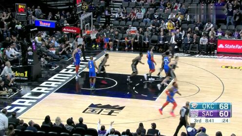 《NBA全场集锦》快似一道闪电 福克斯一条龙反击滑翔劈扣