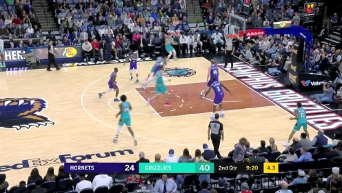 《NBA全场集锦》灰熊万箭齐发！ 莫兰特突破分球助攻艾伦三分球一箭穿心